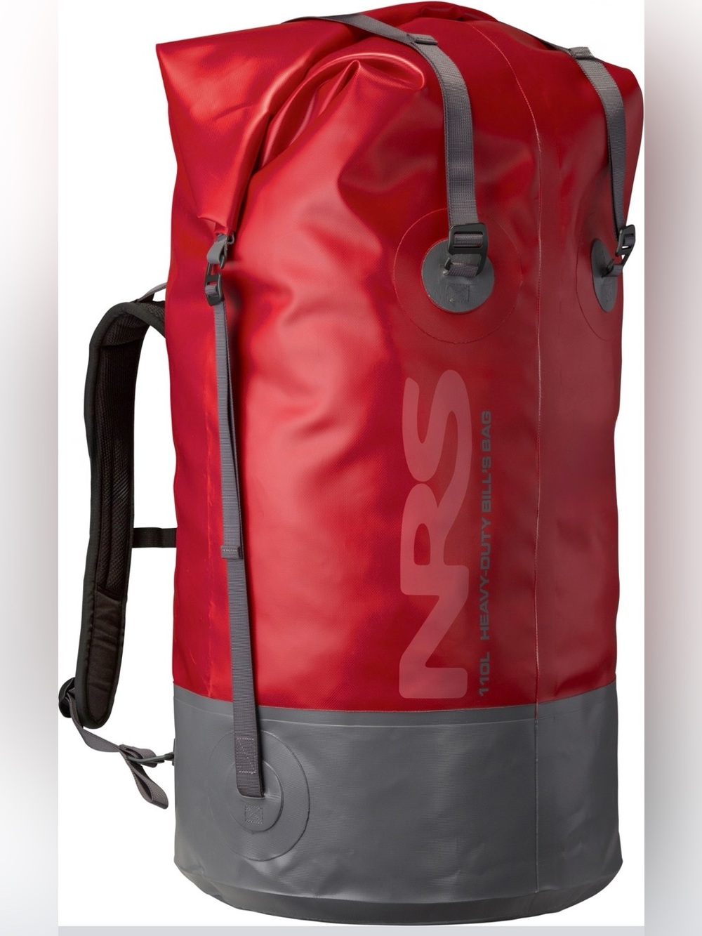 NRS Red Waterproof Roll-Top Dry Backpack